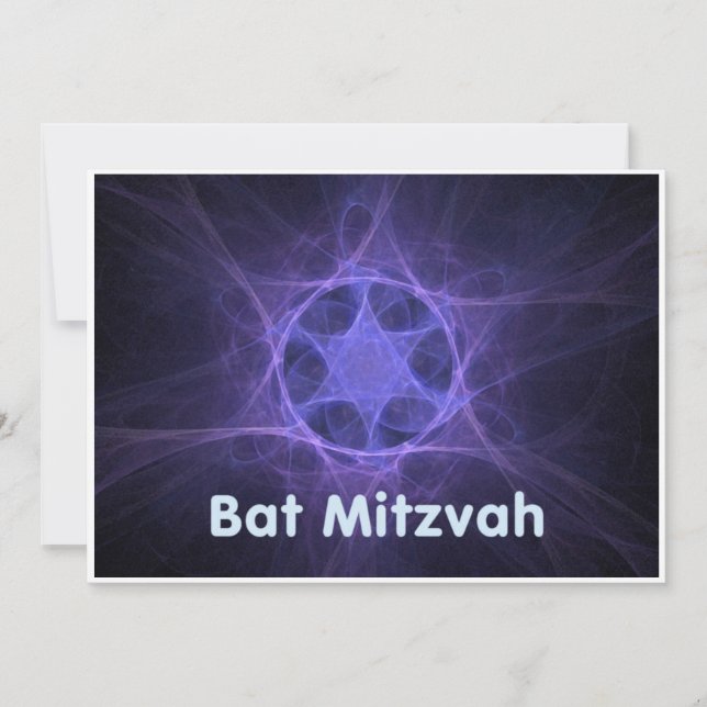 Carte Bat mitzvah (Devant)
