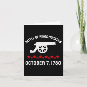 Carte Bataille De Kings Mountain Révolution révolutionna