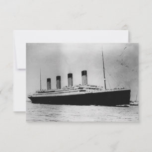 Carte Bateau à vapeur RMS Titanic