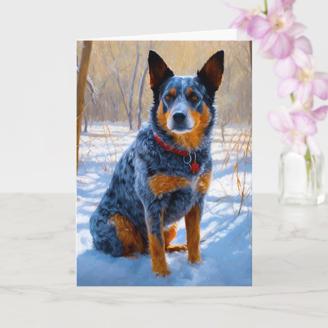 Carte Bateau Australien Laisser neiger Noël (Orchidée)