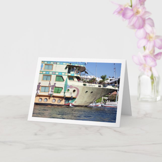 Carte Bateau de croisière sur le Nil, Louxor (Orchidée)