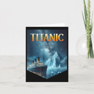 Carte Bateau de croisière Titanic Iceberg 1912 Rms Voyag
