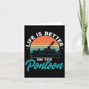 Carte Bateau Pontoon Bateau Vie Meilleure Sur Le Ponton