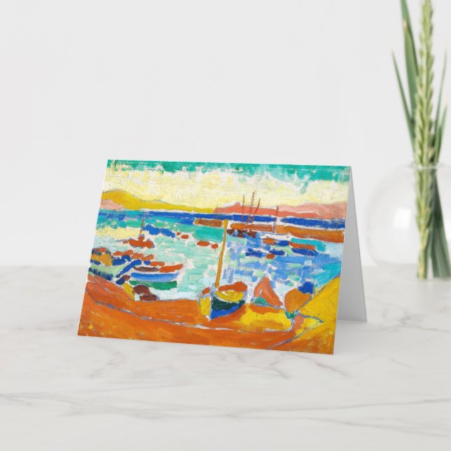 Carte Bateaux à Collioure | Andre Derain | (Devant)