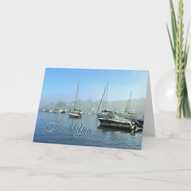 Carte Bateaux à voile sur la crique de Perkins, Merci du (Devant)