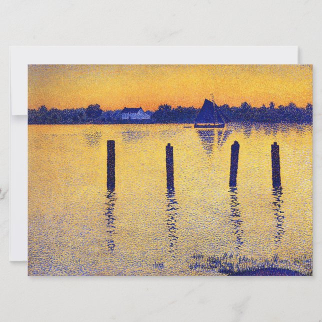 Carte Bateaux à voile sur l'Escaut (Belgique) (Devant)