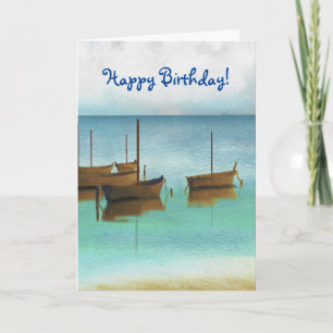 CARTE BATEAUX COOL PERSONNALISABLES ANNIVERSAIRE