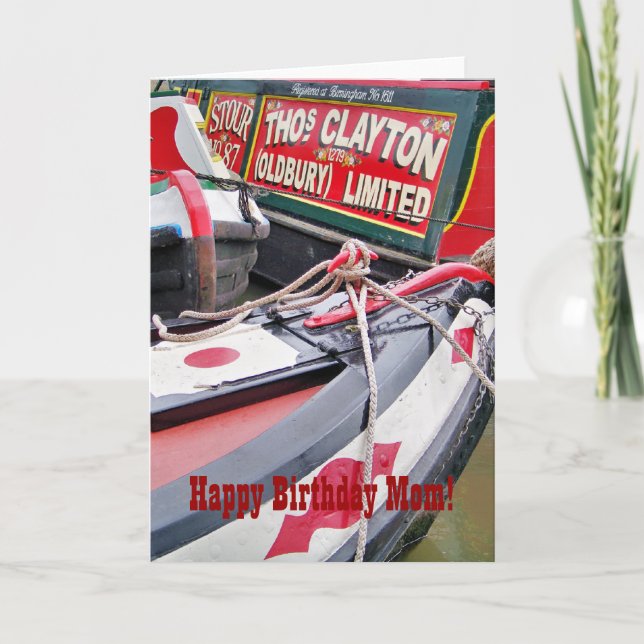 CARTE BATEAUX DE CANAL (Devant)