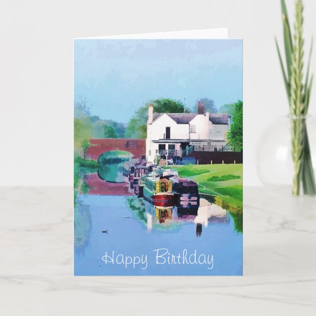 CARTE BATEAUX DE CANAL (Devant)