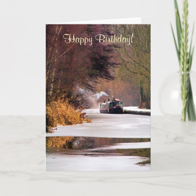 CARTE BATEAUX DE CANAL (Devant)