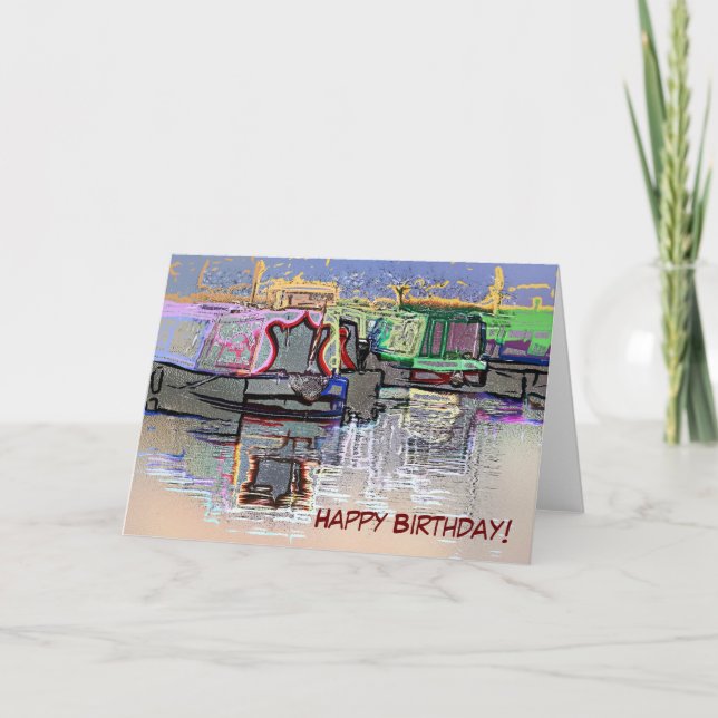 CARTE BATEAUX DE CANAL (Devant)