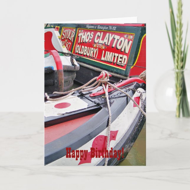 CARTE BATEAUX DE CANAL (Devant)