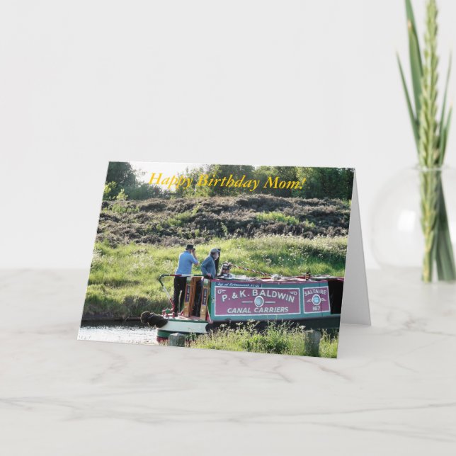 CARTE BATEAUX DE CANAL (Devant)