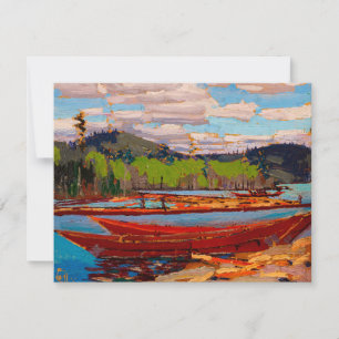Carte Bateaux de Tom Thomson (1916)