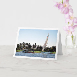 Carte Bateaux sur le Nil, Louxor