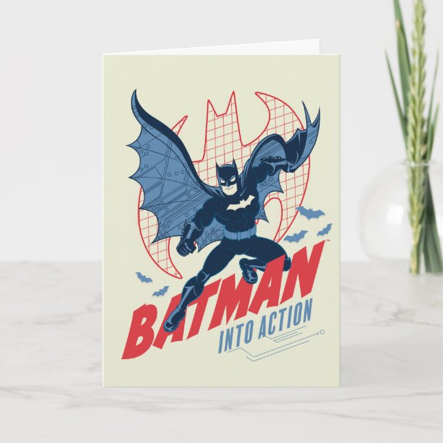 Carte Batman En Action (Devant)