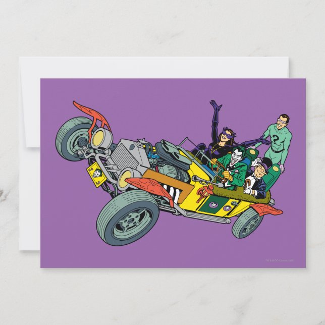 Carte Batman Villages À Jokermobile (Devant)