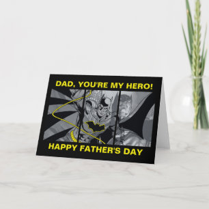 Carte Batman Vous êtes mon héros Fête des pères
