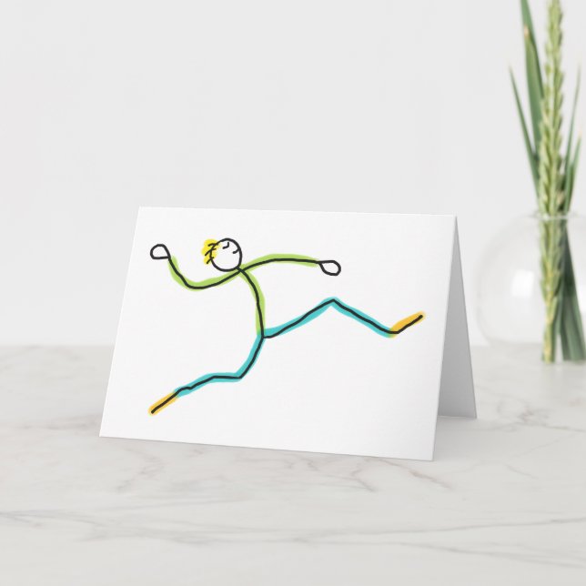 Carte Bâtonnet de saut en longueur (Devant)