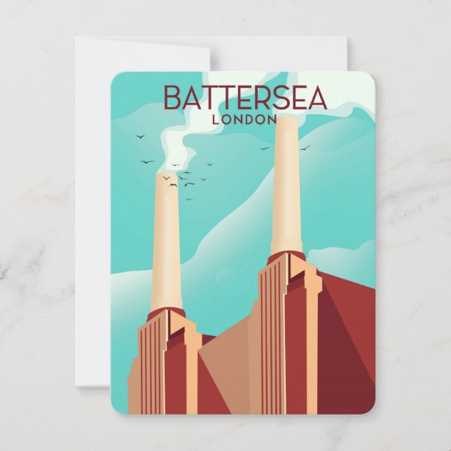 Carte Battersea Londres (Devant)