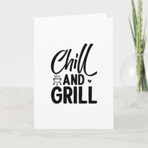 Carte BBQ Chill Et Grill