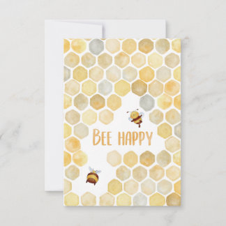 Carte Be happy/sois heureuse