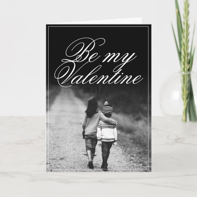 Carte Be My Valentine - côte à côte (Devant)