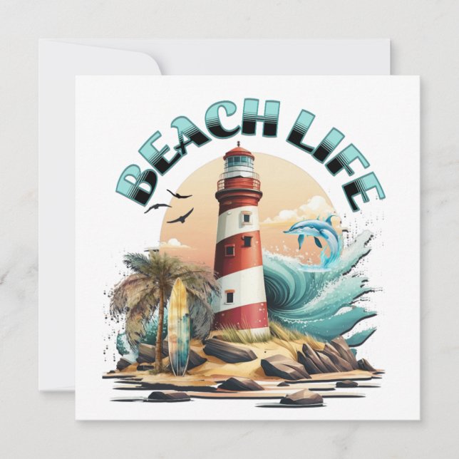 Carte Beach Life (Devant)