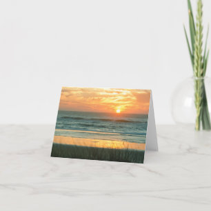Carte Beach Sunset Notecard