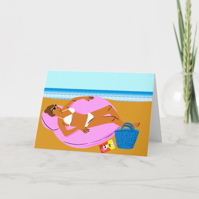 Carte Beachy Keen - Rose (Devant)