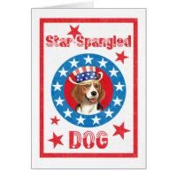 Carte Beagle patriotique