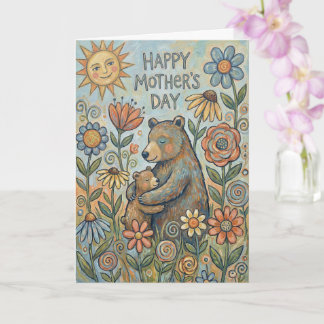 Carte Bear Hug Mother's Day Card