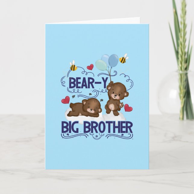 Carte Bear y Big Brother Fils de frère (Devant)