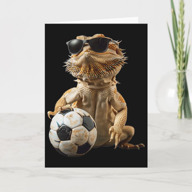Carte Bearded Dragon Soccer  (Devant)