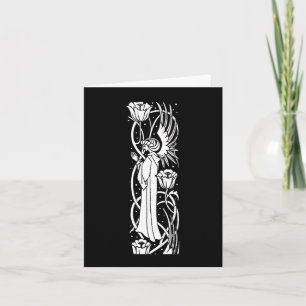Carte Beardsley Angel & Poppies Note