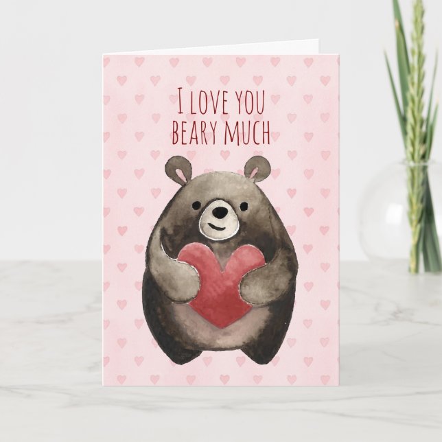 Carte Beary Much Love (Devant)