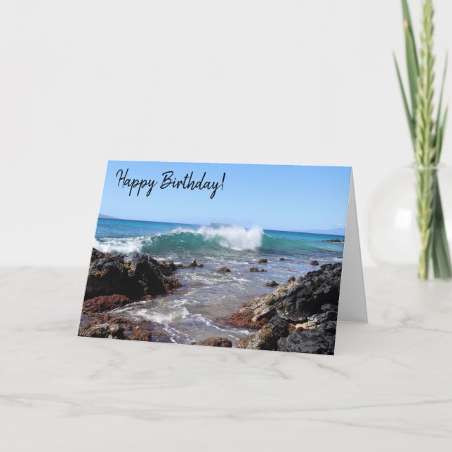 Carte Beau anniversaire de Maui (Devant)