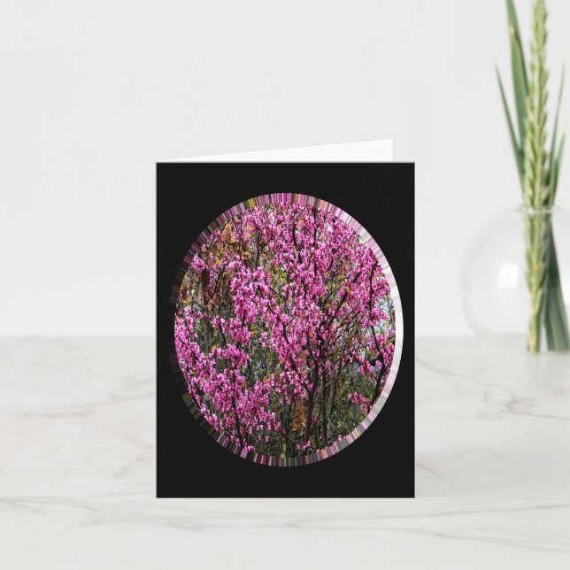 Carte Beau arbre rouge..... (Devant)