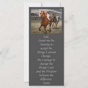 Carte Beau Cheval Réjouit les Propriétaires dans une Cou