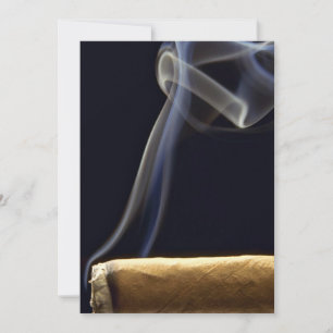 Carte Beau Cigar avec fumée