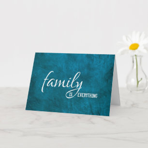 Carte Beau-frère Anniversaire Cuir Turquoise