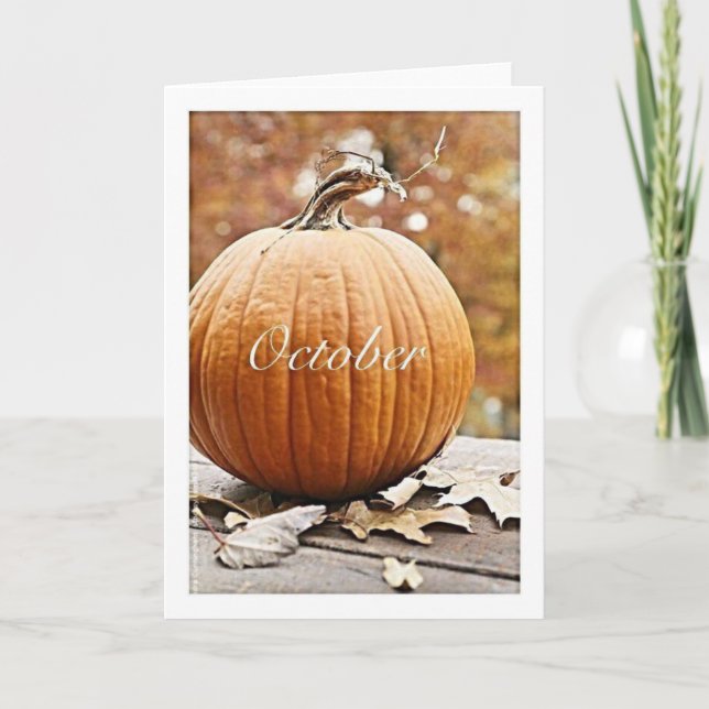 CARTE BEAU TEMPS DE L'ANNÉE POUR UN ANNIVERSAIRE (Devant)