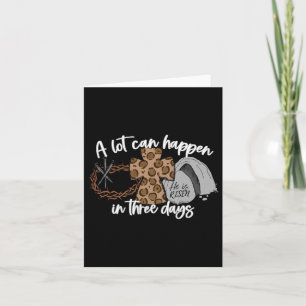 Carte Beaucoup de choses peuvent arriver en trois jours