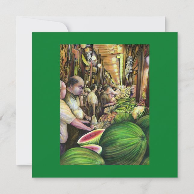 Carte Beaucoup d'hommes, beaucoup de melons, Budapest (Devant)