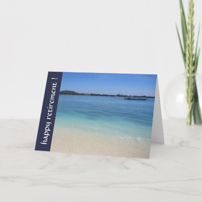 Carte beauté de plage (Devant)