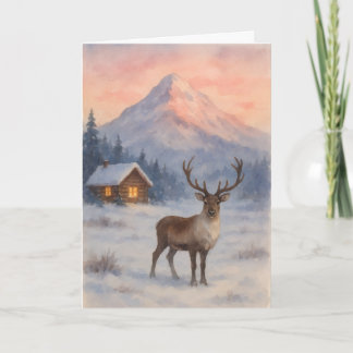 Carte Beautiful landscape Xmas card