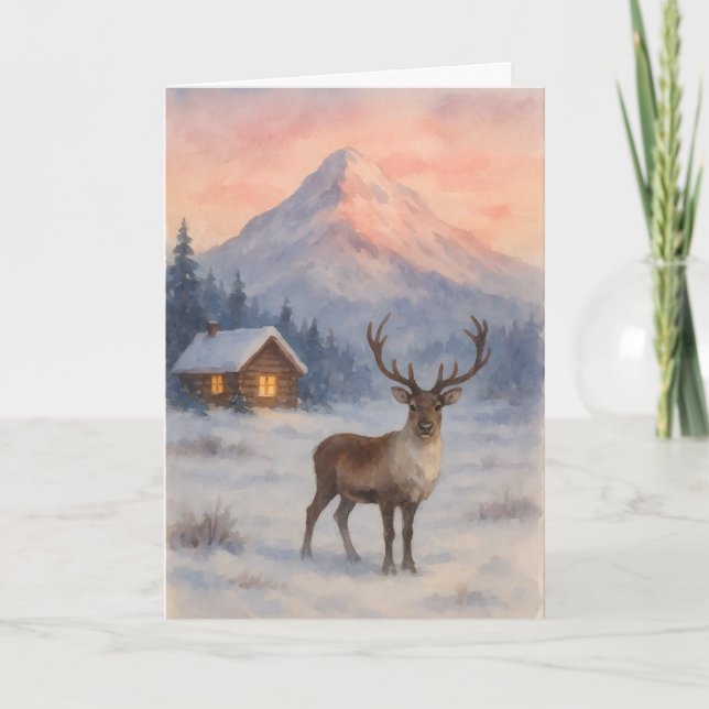 Carte Beautiful landscape Xmas card (Devant)