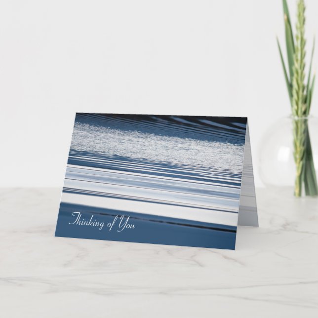 Carte Beautiful wake motif CC0802 Penser à vous (Devant)