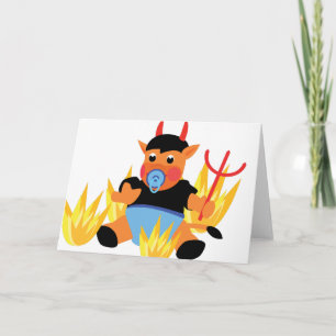 Carte bébé diable