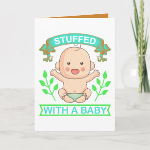 Carte Bébé drôle en peluche ajoutez un message